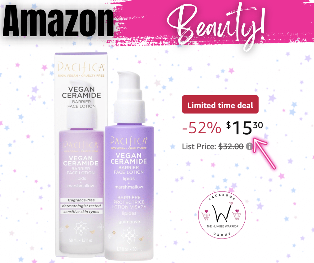 Pacifica Beauty Vegan Ceramide Barrier Repair Face Lotion!